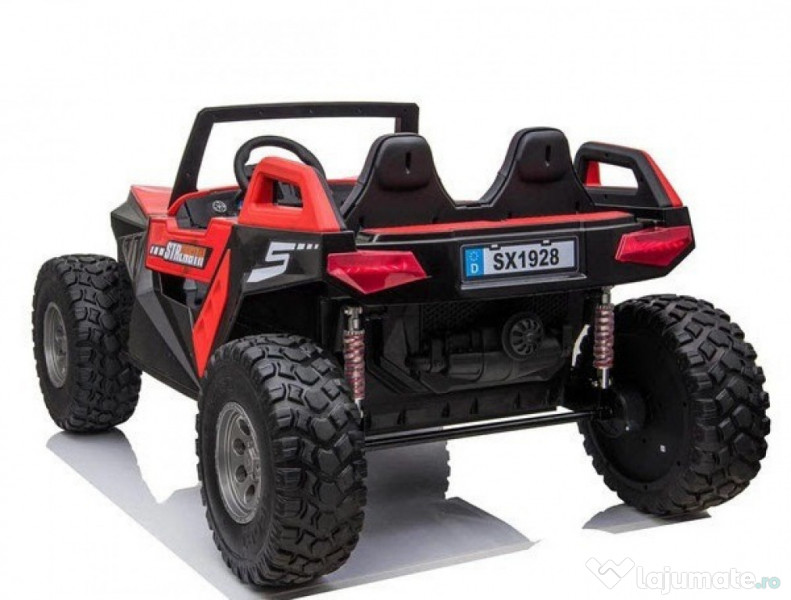UTV electric pentru 4 copii, Kinderauto Buggy XXL, 500W 24V 14Ah RED