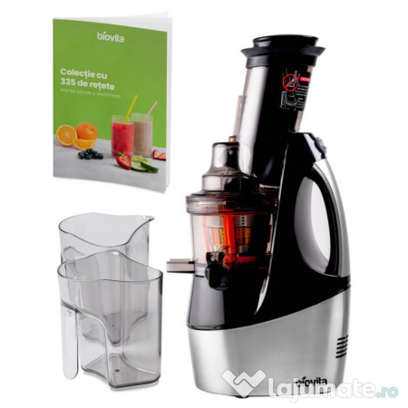 Storcător fructe și legume, cu melc din ULTEM, presare la rece 