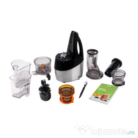 Storcător fructe și legume, cu melc din ULTEM, presare la rece 