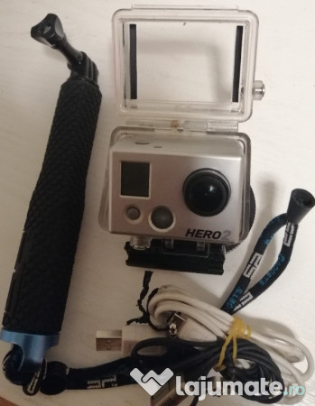 Cameră video model GoPro HD Hero 2 + 5 carduri micro SD 