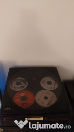 Player 5 cd-uri Crown CD-H500 