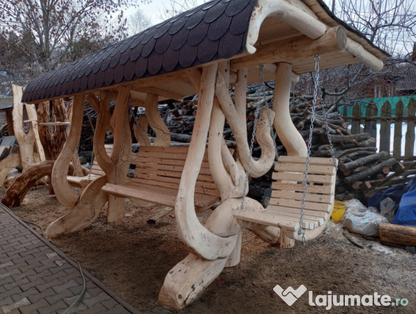 Leagan Rustic construit de cateva saptamani 