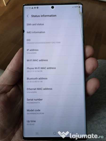 Samsung note 20 ultra 5g