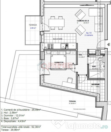 Serban Voda - Carol - Tineretului - 2 camere cu terasa