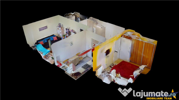 3D!Apartament 2 camere,decomandat, mobilat,utilat,Avangarden 