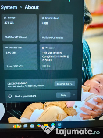 Laptop Asus Tuf Gaming F15 