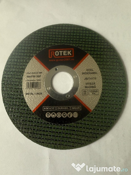 Disc abraziv 125, Rotek-100 buc. 