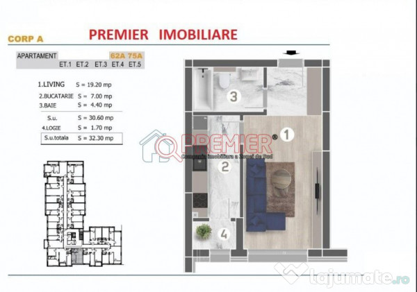 Metalurgiei - Postalionului garsoniera