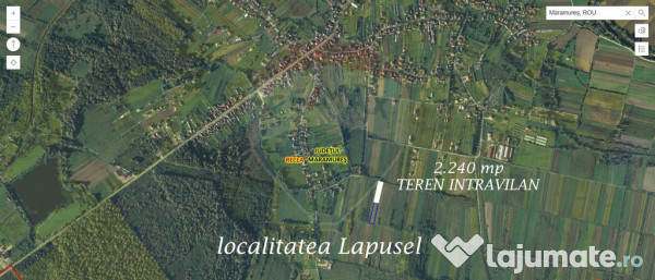 1.500 eur/ar - TEREN INTRAVILAN in Lapusel 