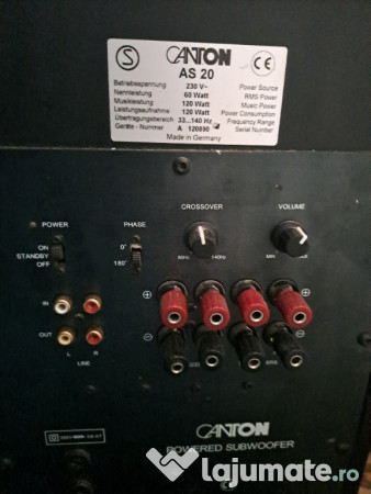 Subwoofer CANTON AS 20 
