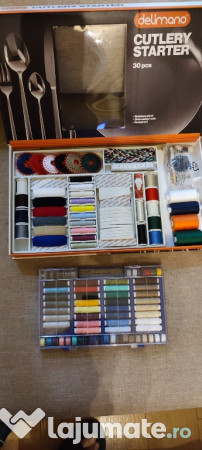 Masina cusut MINERVA Smart12 + 2 truse accesorii diverse + 4 set ace 