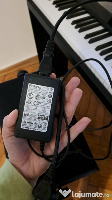 Roland fp10 keyboard with pedal and piano chair 