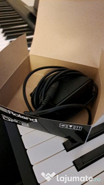 Roland fp10 keyboard with pedal and piano chair 