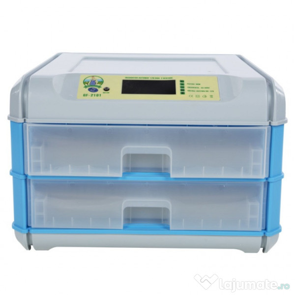 Incubator Clocitoare 128 Oua Gaina, Rata Gasca Curca Porumbel Prepelit 