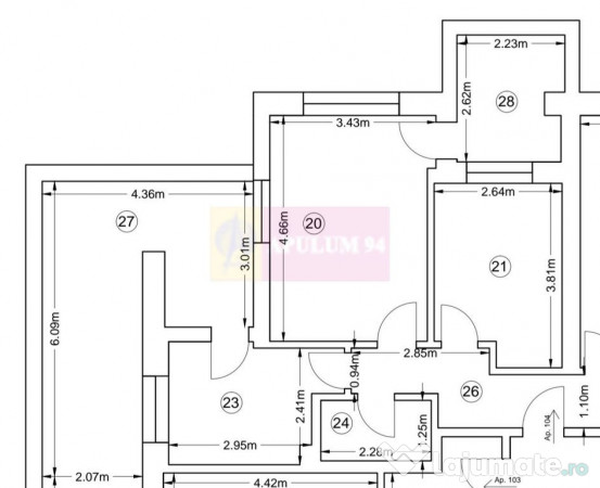 Apartament nou decomandat 3 camere Soseaua Oltenitei 