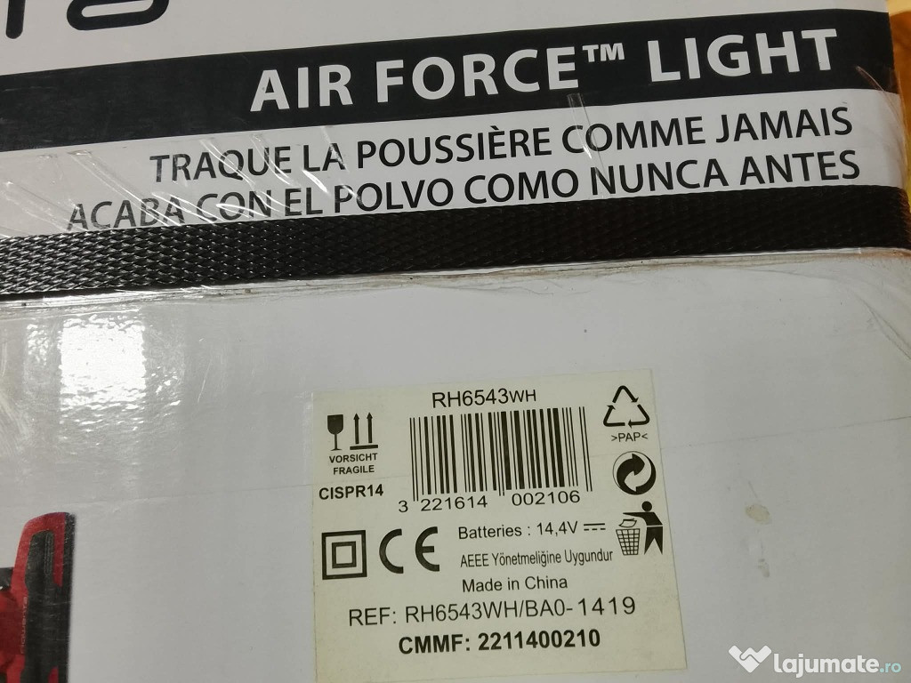 Aspirator nou rowenta air force tm light 