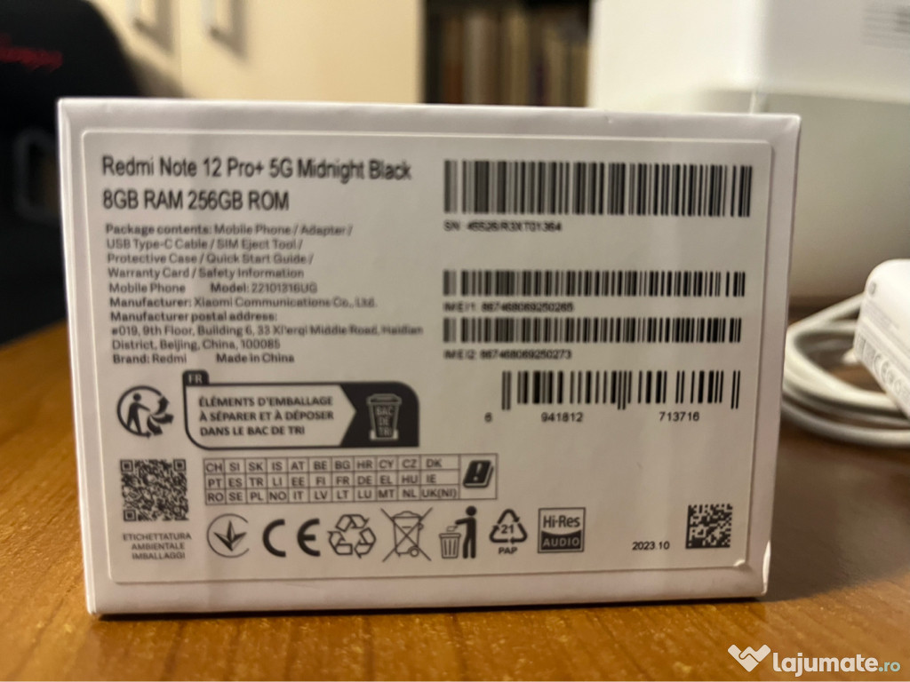 Telefon Xiaomi 12 pro+ , 8 gb ram 