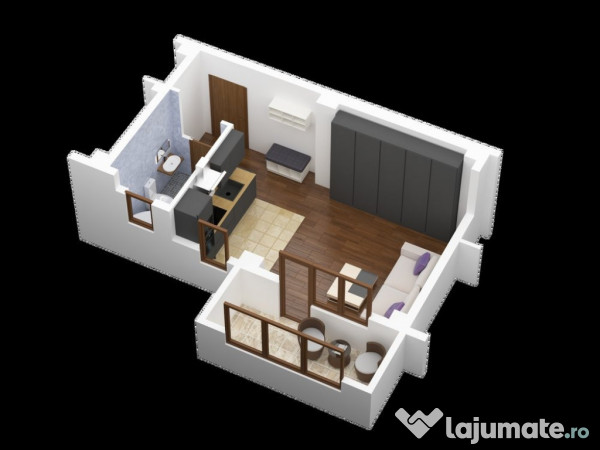 Garsoniera zona Militari 