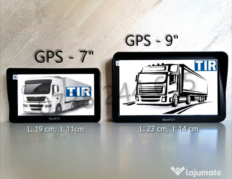 GPS Navigatii 7" - 9" inch HD,16Gb,Modele NOI pt Camion,TIR 