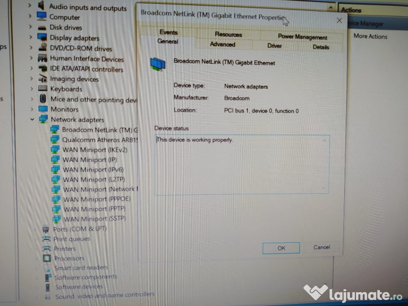 Placa de retea D2807 A11 Gigabit 