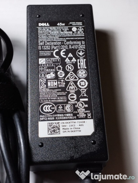 Incarcator laptop dell 19.5v 2.31A 