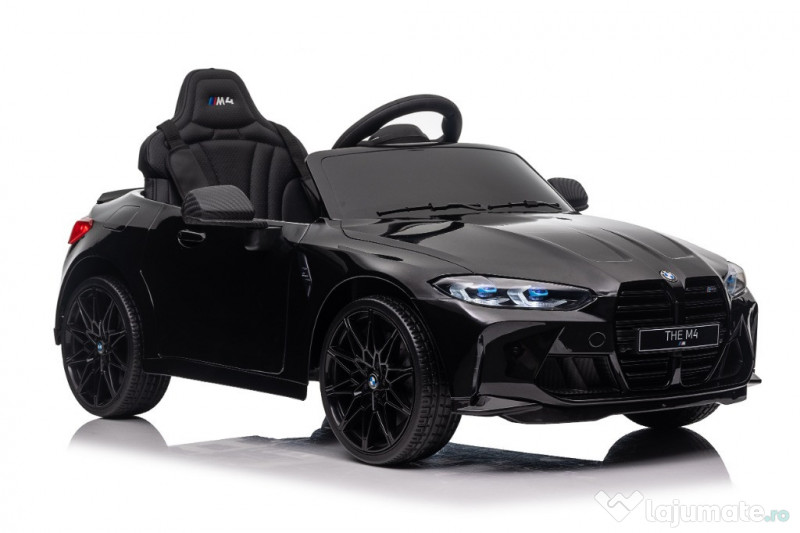 Masinuta electrica pentru copii, Bmw M4 90W 12V 7Ah PREMIUM Black 