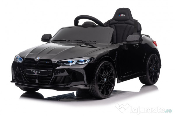 Masinuta electrica pentru copii, Bmw M4 90W 12V 7Ah PREMIUM Black 