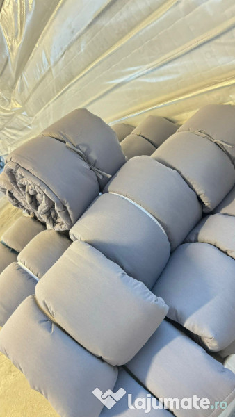 Pachet Pat Metalic Etajat BEL 8 + 2 Saltele de 12 cm - Super Ofertă! 