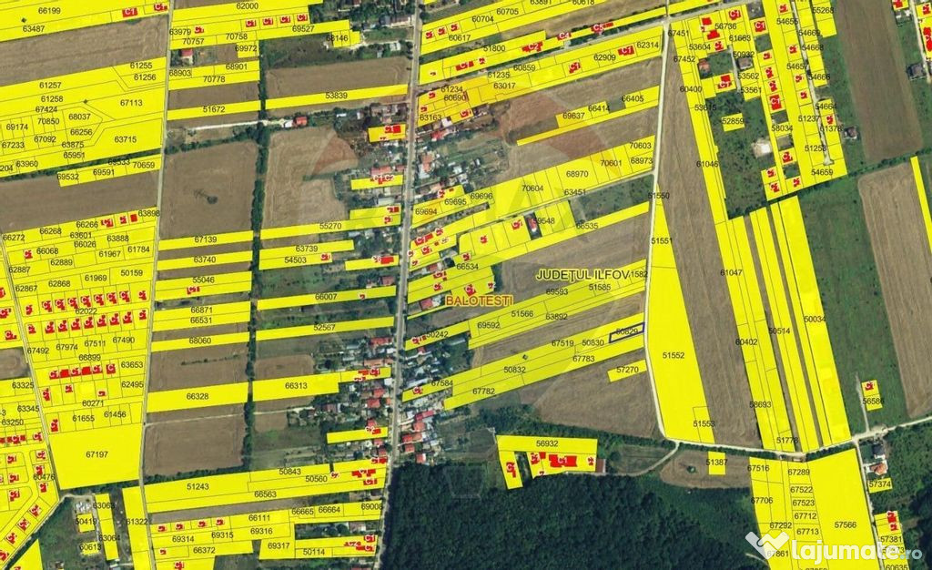 Teren 4,000mp Balotesti / Strada Rozelor 