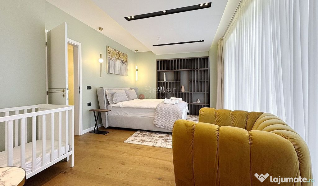 Terase generoase cu vederea spre padure 