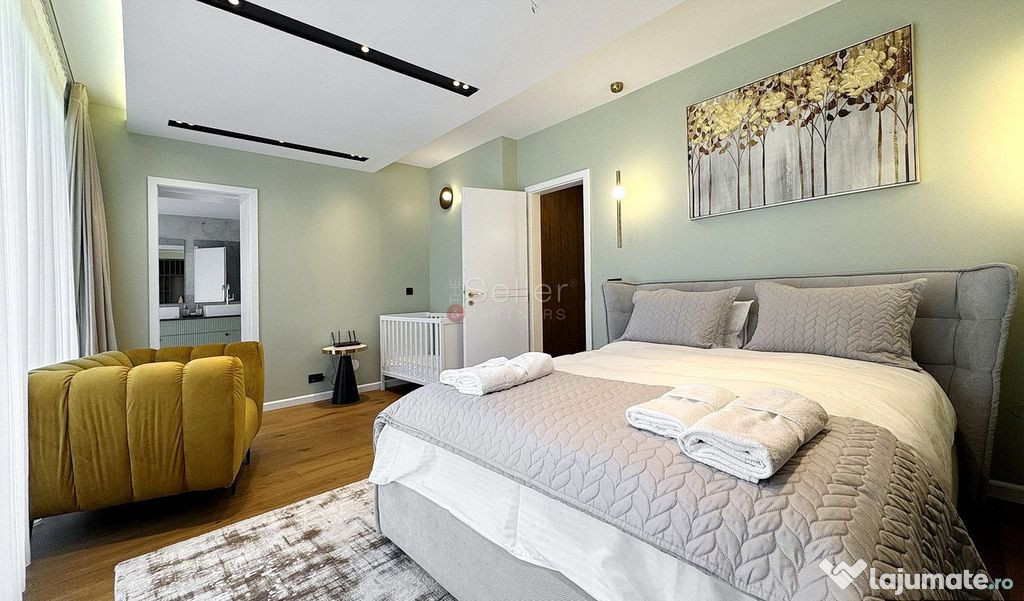 Terase generoase cu vederea spre padure 