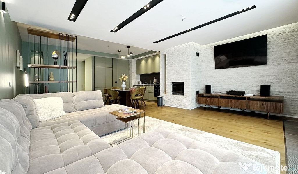 Terase generoase cu vederea spre padure 