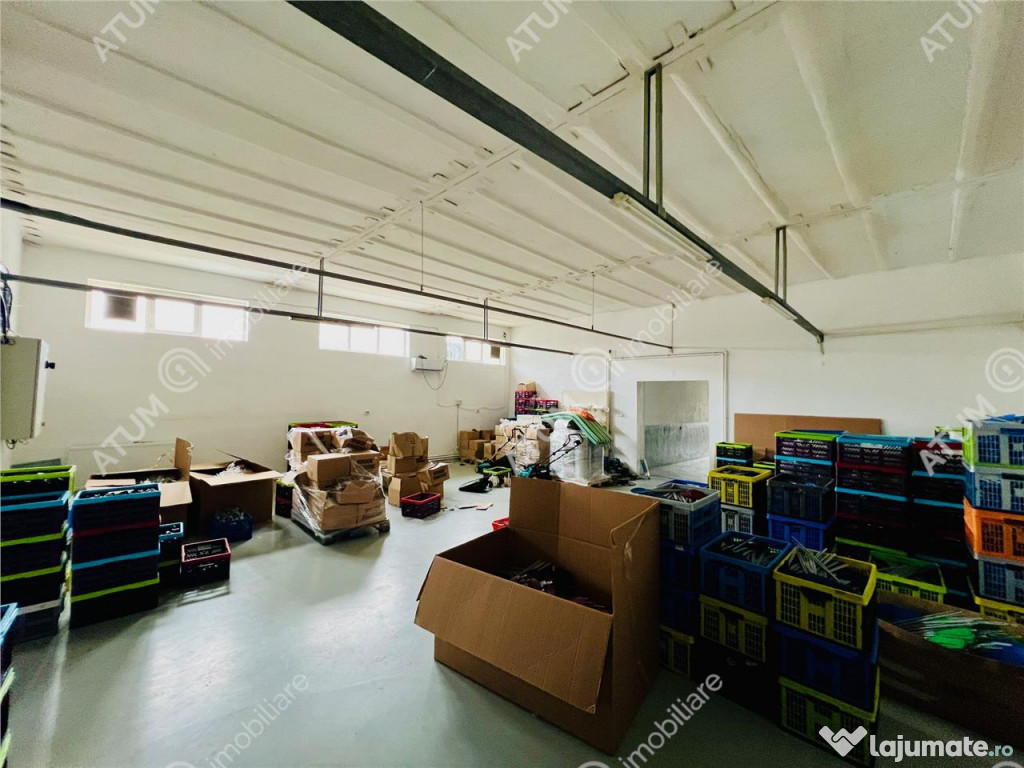 Spatiu industrial cu 2 hale si anexe teren 2543 in Hamba jud