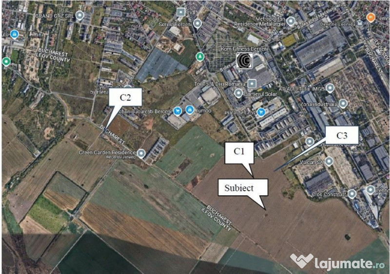 Cota parte de 1/10 din teren Bucuresti, ID: R2550650 