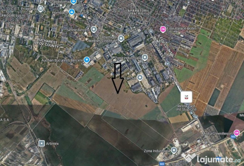 Cota parte de 1/10 din teren Bucuresti, ID: R2550650 