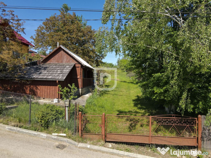 Casa bătrânească cu foișor și teren 