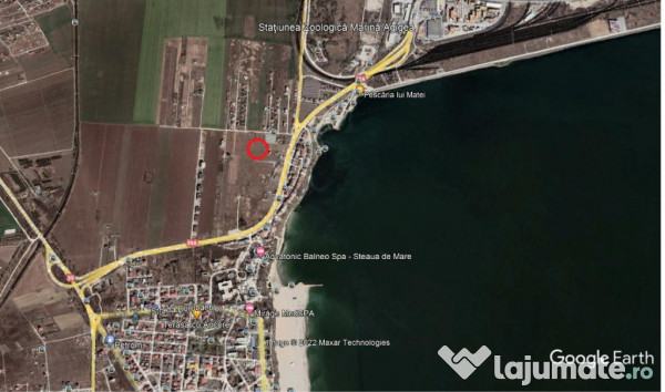 Teren de vanzare zona Golful Pescarului Agigea 