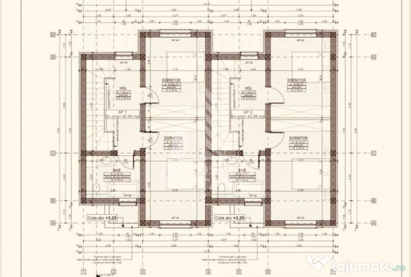 Case insiruite cu 3 camere, bucatarie inchisa, toate util... 