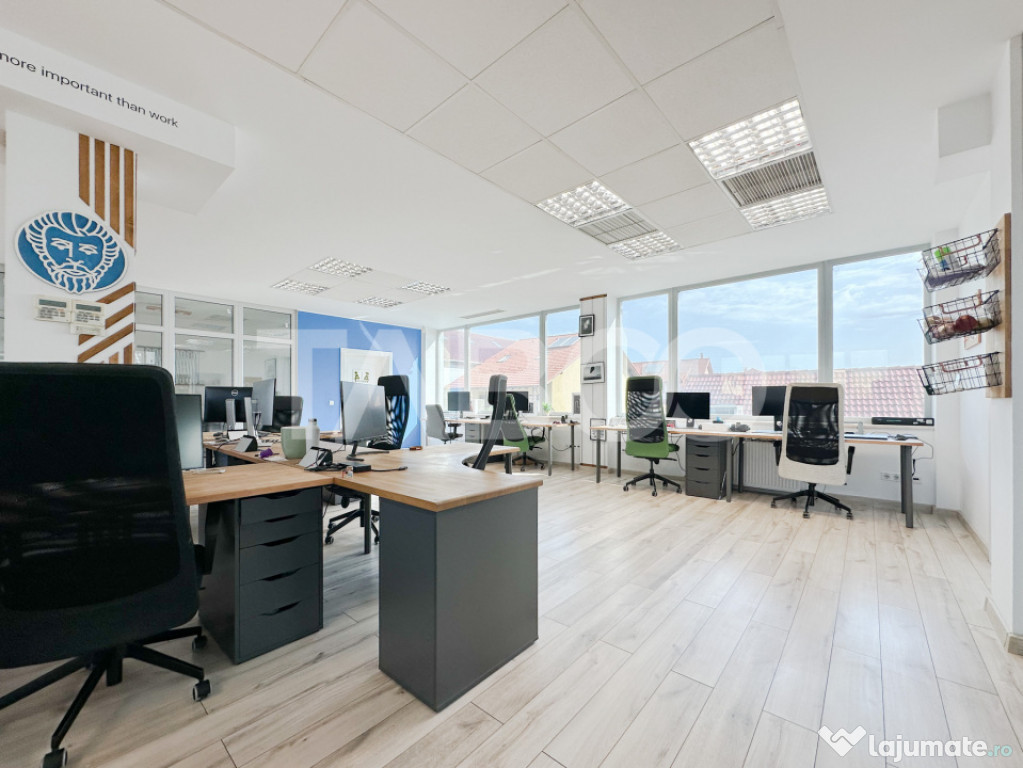 Cladire de birouri finisata la cheie 600 mp utili 15 parcari 