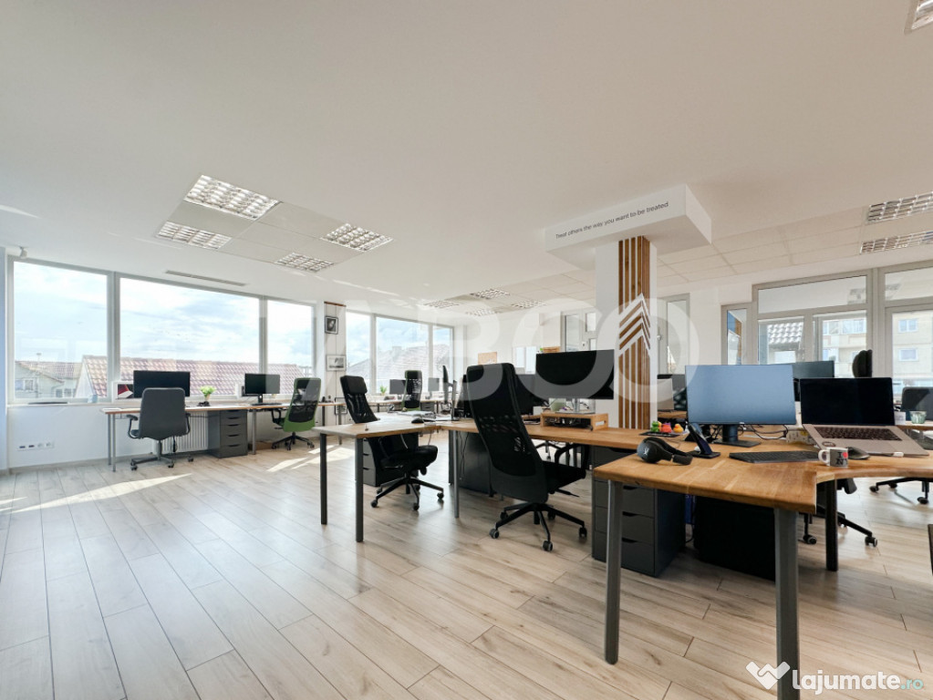 Cladire de birouri finisata la cheie 600 mp utili 15 parcari 