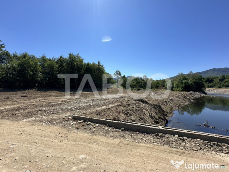 Teren extravilan cu utilitati 1800 mp langa Rau pe Valea Seb 