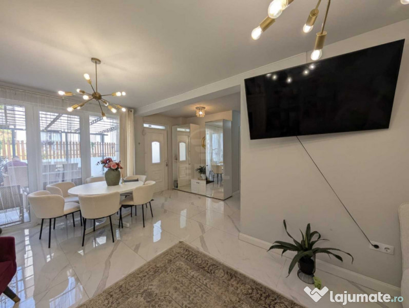 Casa cuplata, finisata complet mobilata si utilata, zona Teilor