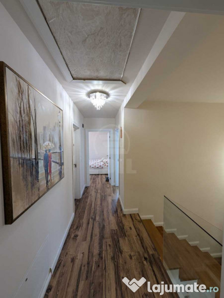 Casa cuplata, finisata complet mobilata si utilata, zona Teilor