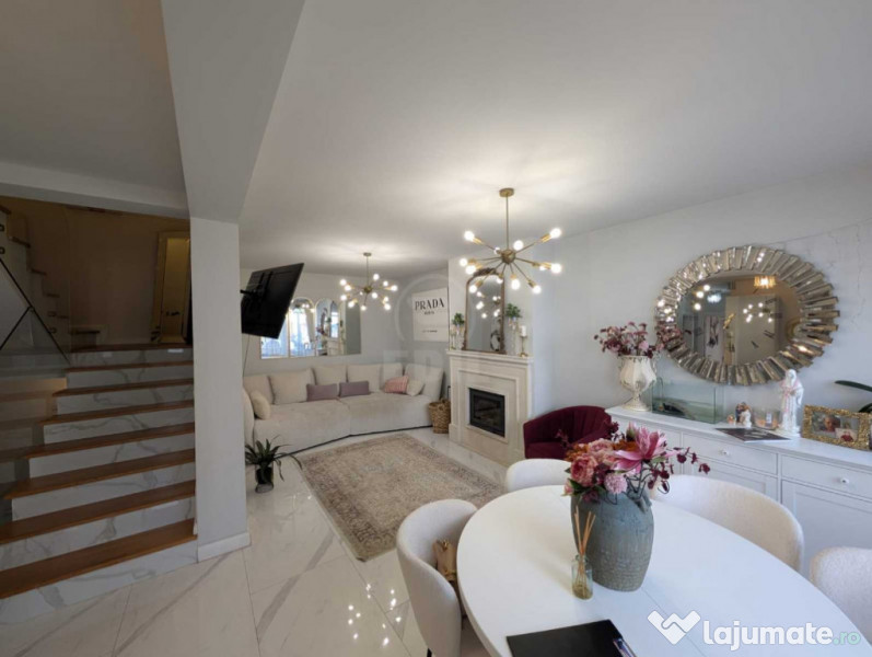 Casa cuplata, finisata complet mobilata si utilata, zona Teilor