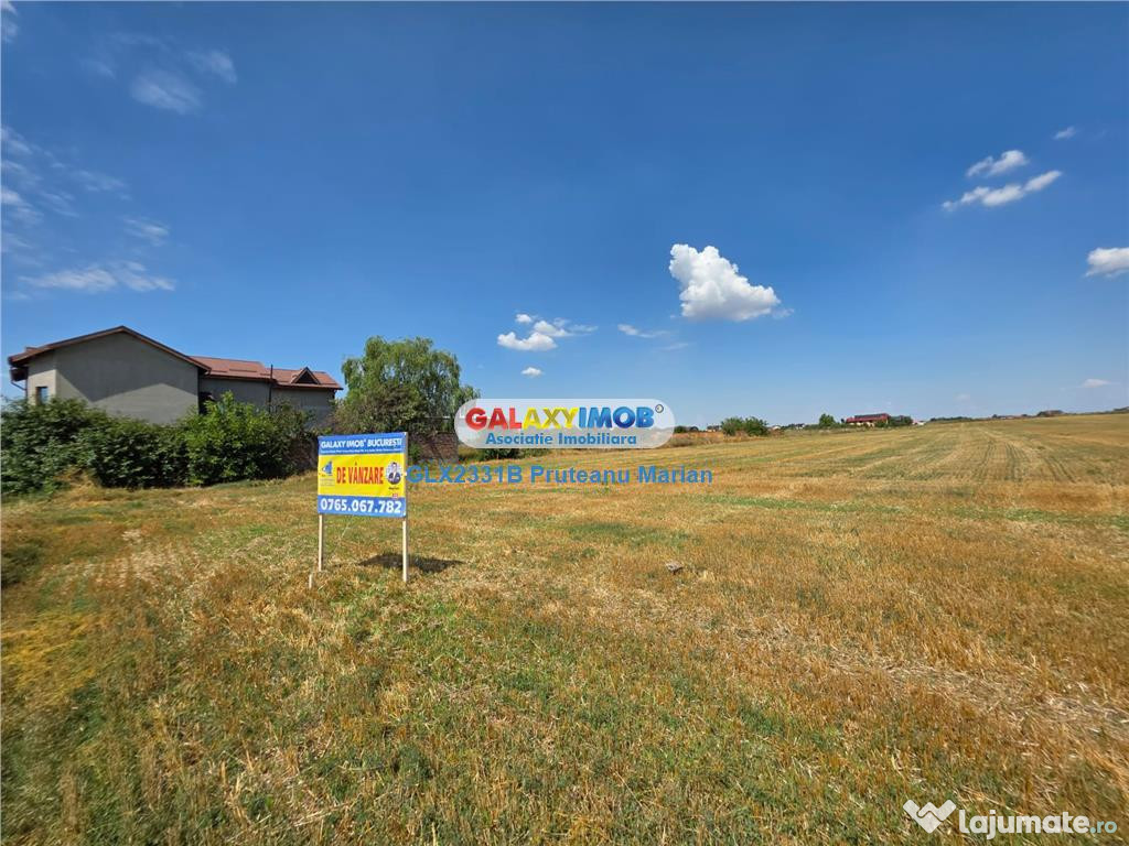 Teren 25395 mp situat in comuna Clinceni aproape de zone Rez 