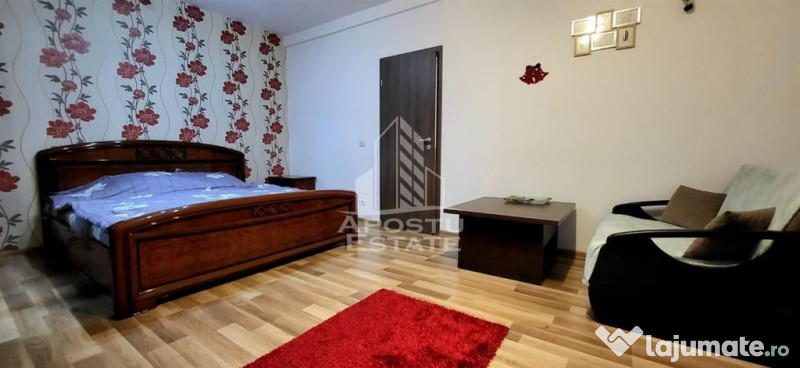 Apartament cu o camera, centrala proprie, terasa, Giroc
