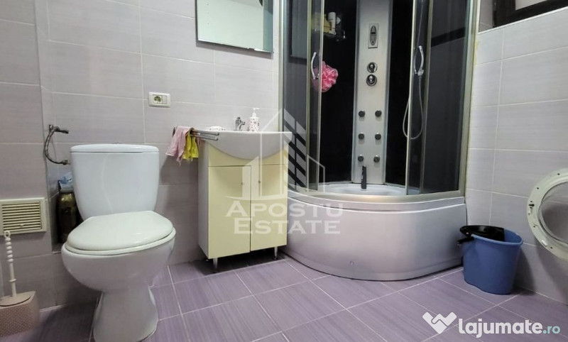 Apartament cu o camera, centrala proprie, terasa, Giroc