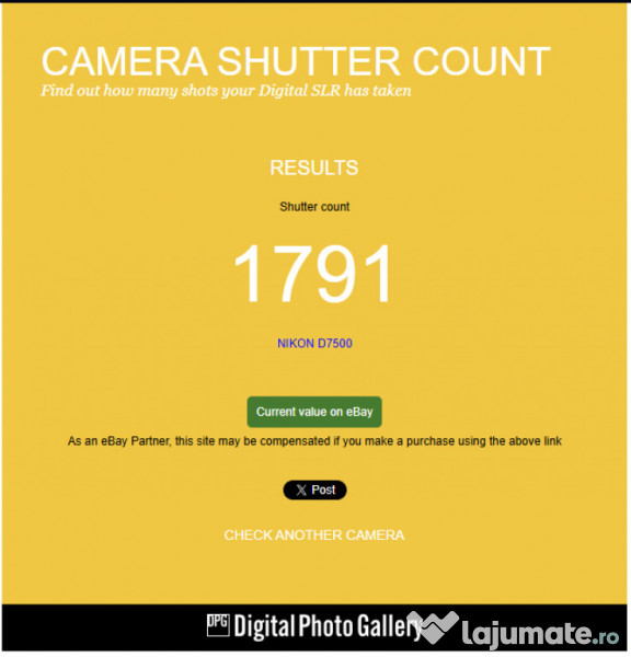 Nikon D7500 Aparat Foto DSLR 20.9MP CMOS 4K Kit 18-140 mm 