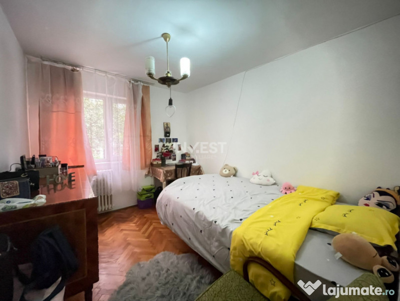 Apartament 2 camere-Podu Ros-Piata Nicolina-etaj intermediar