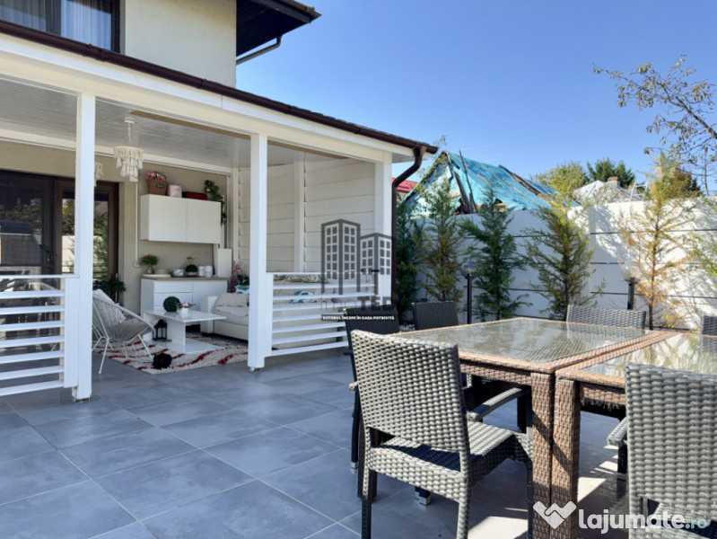 Vilă elegantă cu piscină privată în complex exclusivist